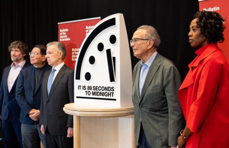 Symbolic ‘Doomsday Clock’ moves closest ever to human extinction