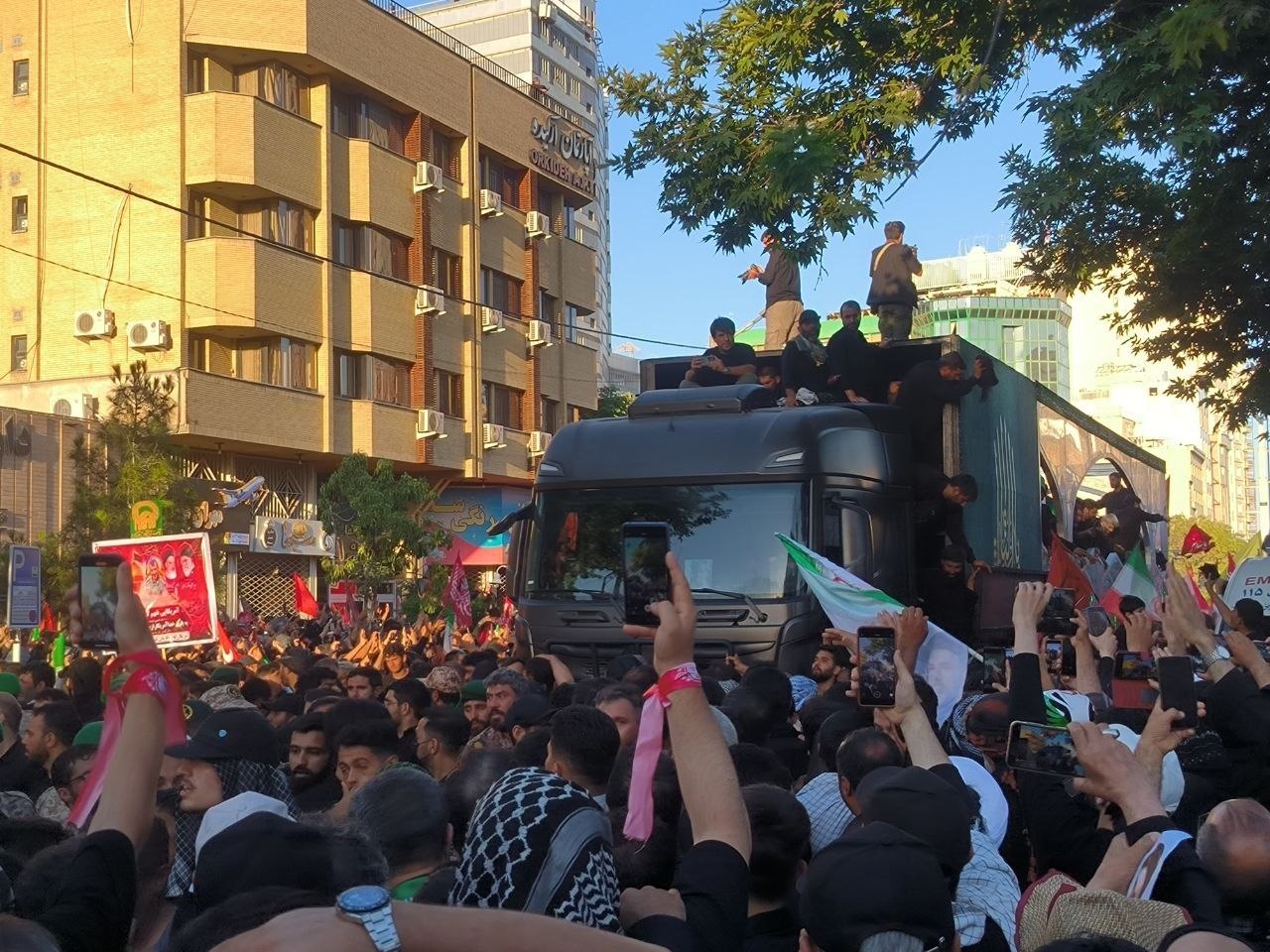 Iran. In Mashhad with Hamid for Khamenei&rsquo;s funeral