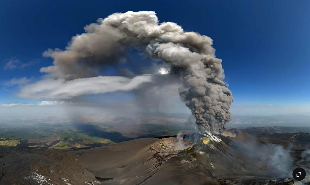 Nature. L’Etna en éruption